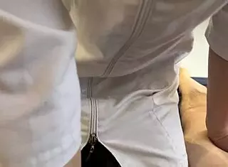 Called a doctor at home and could not resist young 18+ blonde with big ass