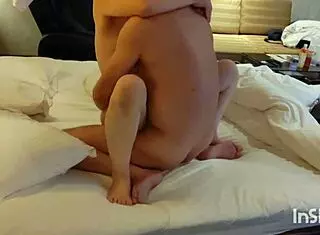 fifty-year-old amateur milf enjoys raw passionate sex with deepthroat.