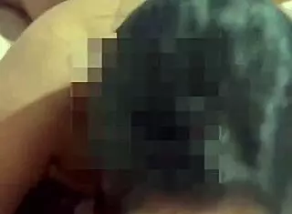 young girl gives blowjob in lingerie