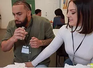 Entry-Level Positions with Bubble Butt Cumshot and Cunilingus