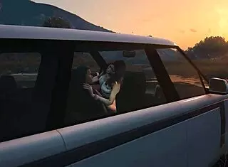 GTA 5 Franklin Picks Up Hooker for Car Sex Service