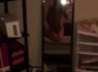 submissive slut pleasing with big tits and monster cock 😈