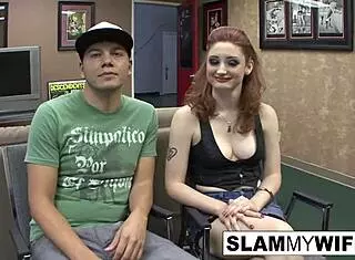 Redhead Enjoys Intense Session While Watched