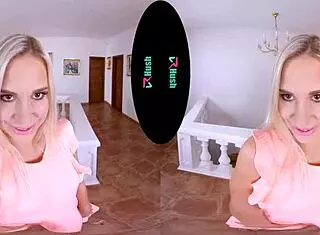 Vrhush Petite 18+ Blonde Lola Myluv Fucked in Pov Vr