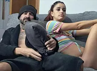 Watch My Stepsister Get A Creampie From Handjob!