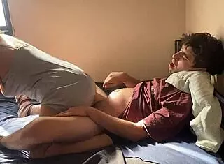 College Classmate Bent Over for Doggystyle Blowjob.