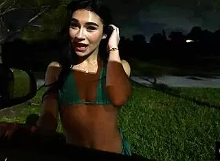 Hitchhiking Slut Rewards Fat Cock with Pleasure