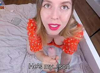 Michaelfrostpro And Milfetta Play Cards For Stepmother's Anal Loss