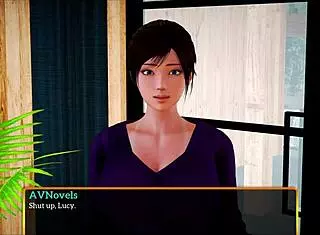 my new family plays a game at home