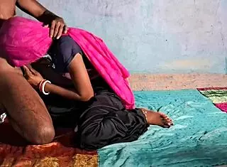 Desi Bhabhi in black salwar and tshirt bangs teacher in hot quickie