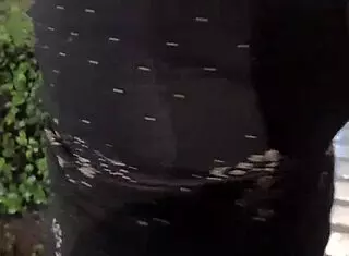 we went to fast food for public lesbian action with natural tits