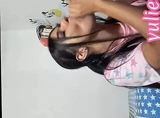 Horny Colombian Stepmother Seduces Stepson In Bath