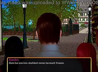 my new family plays a game at home