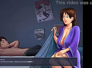 Stepmom blows monster cock in anime episode