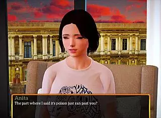 Redhead teen 18+ plays game in new family 425