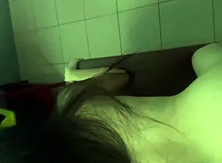 Perfect body college girl in STANDING SEX on sofa