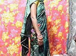 Desi milf wife fucked hard in saree