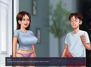 Stepmom blows monster cock in anime episode