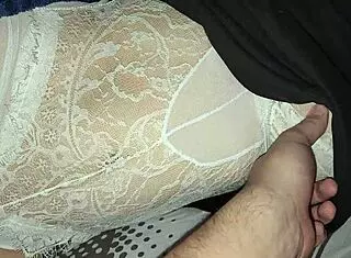 I was jerking off and cumming on my best friend's mom while she slept, that milf with big tits and ass.