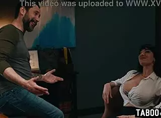 naughty latina milf little 18+ puck teases big cocked director with deep skills