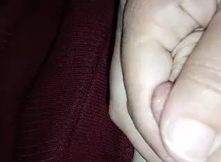 She takes a milk bath from her huge nipples.