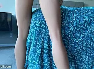 i saw yukiko's shaved pussy and small tits up close on that doll thing.