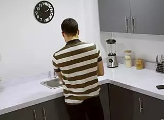 Mistaking muggers for strippers in fishnets, leading to ripped clothes and group sex.