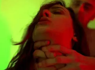 Busty brunette babe sucks monster cock in car and gets bent over fucked!