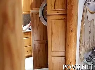 Beautiful teen bows down for hard cock sucking 😍