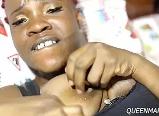 Real hardcore fuck with black long cock