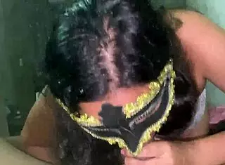 i deepthroat my neighbor's cock in the early morning, submissive and amateur