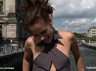 German babe, are you ready for street humiliation?