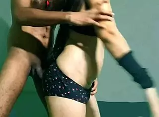 Indian Housewife Fucks Neighbor in Dorm Missionary on Valentine's Day