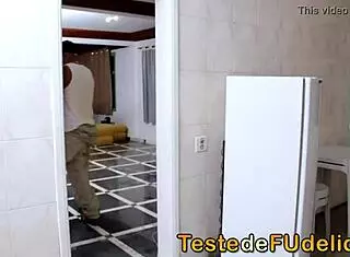 Linda Brazilian Travesti Seduces Married Man While Wife Is Away at Work