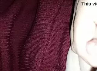 She takes a milk bath from her huge nipples.