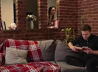 i love peeping on my super hot stepdad while he fucks, getting all wet and dirty