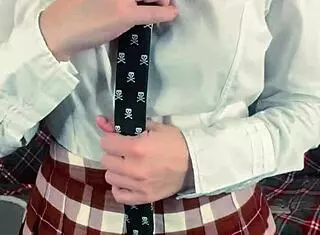 Busty Teacher Wields Strapon Powerfully!