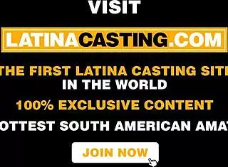Curvy South-American Latina Craves Sucking Big Beefy Dick During Casting Interview