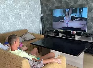 Wow, cute maid pounded hard in wild group creampie!