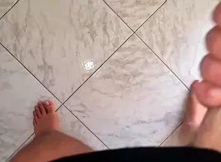 open legs touch yourself cum after long jerk for best friend's wife huge cock lots of cum slut