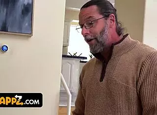 Stepdads teach their stepdaughters seductive poses on camera.