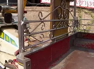 Shy brunette thai babes jerk cock for blast 😊