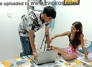 Hey hermanastra, why risk sitting on that big cock after cumming? Keep going?