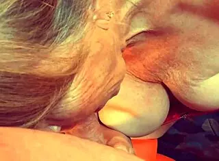 granny velma dinkley sucks cock in open bathrobe pov