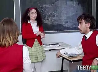 teachers pet, want to turn study into threesome?