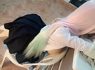 Big Ass College Girl Fucked in Best Doggy Style POV Cosplay