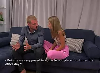 Slut cheated on stepbrother, I consoled him in sheer.