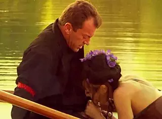 This Lovely Couple Banged Outdoors on a Small Boat