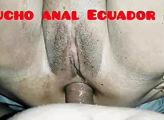 Squeezing My Husband's Dick With My Ass, He Came Three Times!