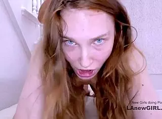 Hot Russian Blonde Assfucked in Debut Video